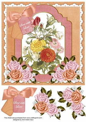 Mixed Bouquet Sent with Love Floral 8inch Step by Step