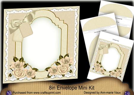 Lily of the Valley Floral 8in Envelope Mini Kit