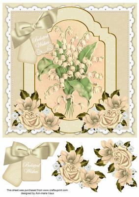 Lily of the Valley Belated Wishes Floral 8inch Step by Step