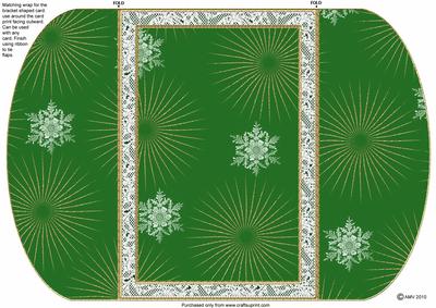 Matching Christmas Eve Bracket Lace Wrap