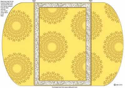 Matching Christmas Candle Angel Bracket Lace Wrap