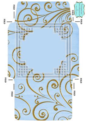Christmas Snowman Couple Square Styled Envelope