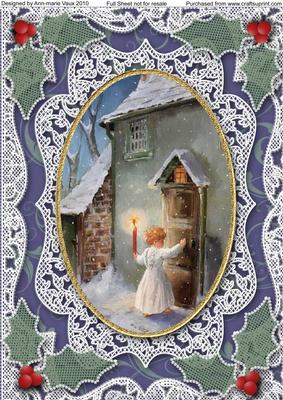 Choirboy Knocking A4 Lace Picture Sheet