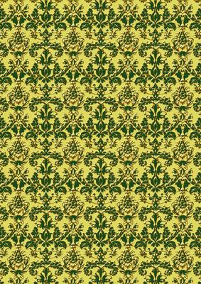 Christmas Candles 1 Matching Damask Backing Paper