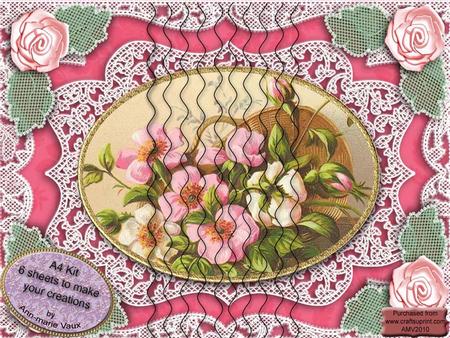 Apple Blossom A4 Wavy Side Stacker Kit