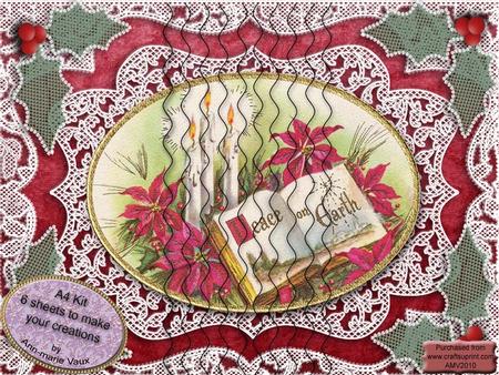 Peace on Earth Wavy Side Stacker Kit