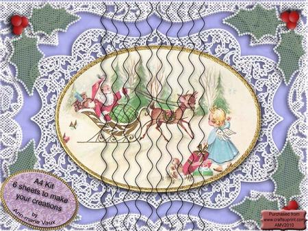 Christmas Sleigh Wavy Side Stacker Kit