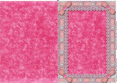 Anniversary Roses Lace Eyelet A5 Blank Folded Card