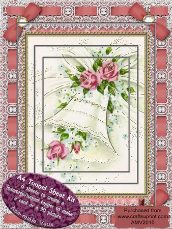 Wedding Bells Lace Eyelet A4 Tunnel Kit