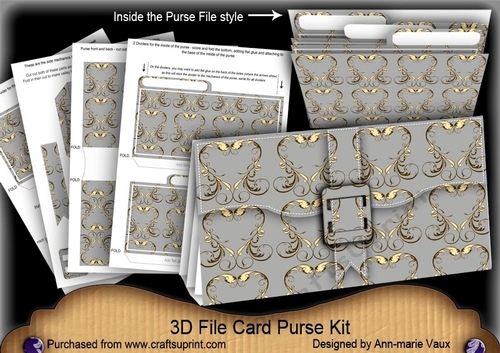 Wedding Bouquet 3D File Purse Mini Kit