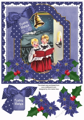 Choirboys Festive Wishes 8in Step by Step