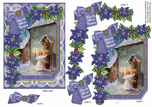 Choirboy Across the Miles 7x5in Fancy Lace Step by Step