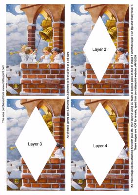 Angels Ringing Bells Easy Diamond Tunnel Sheet