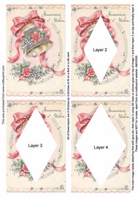 Anniversary Bell Easy Diamond Tunnel Sheet