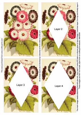 Michealmas Daisy Bunch Easy Diamond Tunnel Sheet