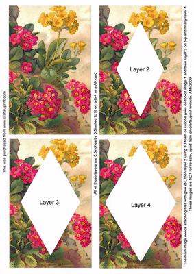 Primrose Sweet Williams Easy Diamond Tunnel Sheet
