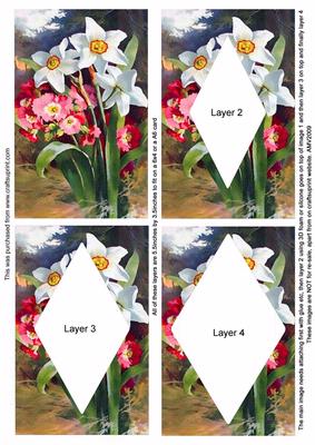Bunch of Wildflowers 2 Easy Diamond Tunnel Sheet