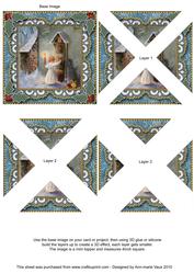 Choirboy Knocking 2 Vintage Lace Mini 4in Triangle Stacker