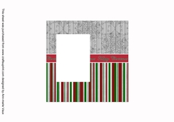 Christmas Bells Happy Christmas 6inch Split Topper Insert Panel
