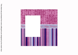 Cerise Candle Happy Christmas 6inch Split Topper Insert Panel