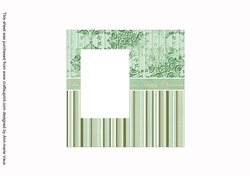 Winter Garden Happy Christmas 6inch Split Topper Insert Panel