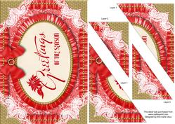 Greetings of the Season Duo Corner A5 Stacker