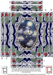Angel Lite Sky Lace Spiral Edge 7x5inch Stacker