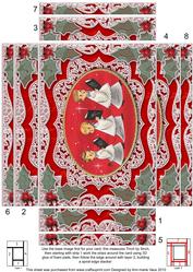 3 Choirboys Lace Spiral Edge 7x5inch Stacker