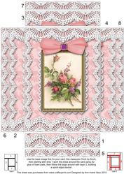 Rose Bouquet Lace 7x5 Spiral Edge Stacker