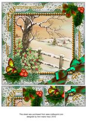 Winter Tale Holly 8inch Picture Sheet