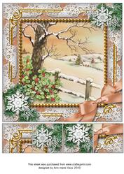 Winter Tale Snow 8inch Picture Sheet