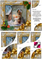 Choirboy Knocking Holly 6 Inch Duo Corner Stack Card Front