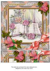 Songbook Butterfly 8inch Picture Sheet