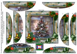 How Tree Looks Holly Square Spiral Rounded Edge Stacker