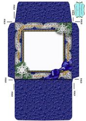 Choirboy Knocking Snow 5 1/2 Inch Square Matching Envelope