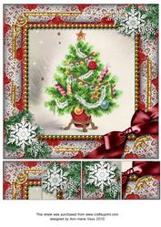 The Tree Snow 8inch Picture Sheet