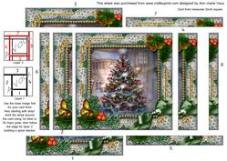 How Tree Look Holly Spiral Edge Stacker Card Front