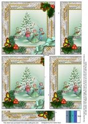 Carol Singers Holly One Edge Side Stacker