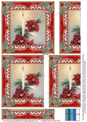 Christmas Candle 1 One Edge Side Stacker