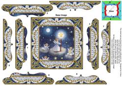 Angels Lite Sky Lace 5inch Bracket Edge Spiral Stacker