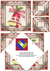 Christmas Bells 5inch Triangle Edge Spiral Stacker