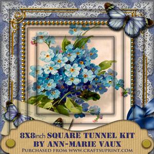 Forget-me-knot Butterfly 8inch Square Tunnel Kit