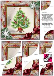 The Tree Snow 6 Inch Duo Corner Stack Card Front
