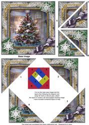 How Tree Looks Snow 5inch Triangle Edge Spiral Stacker