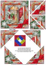 Welcome Door Snow 5inch Triangle Edge Spiral Stacker