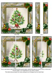 The Tree Holly 5inch Square Straight 2 Side Stacker