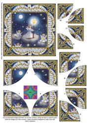 Angels Lite Sky All 4 Rounded Corner Card Front