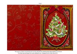 Elegant Tree 7x5inch Folded Picture Card