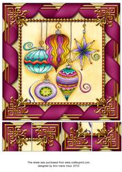 Christmas Decorations 8inch Picture Sheet