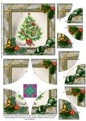 The Tree Holly All 4 Rounded Corner Card Front